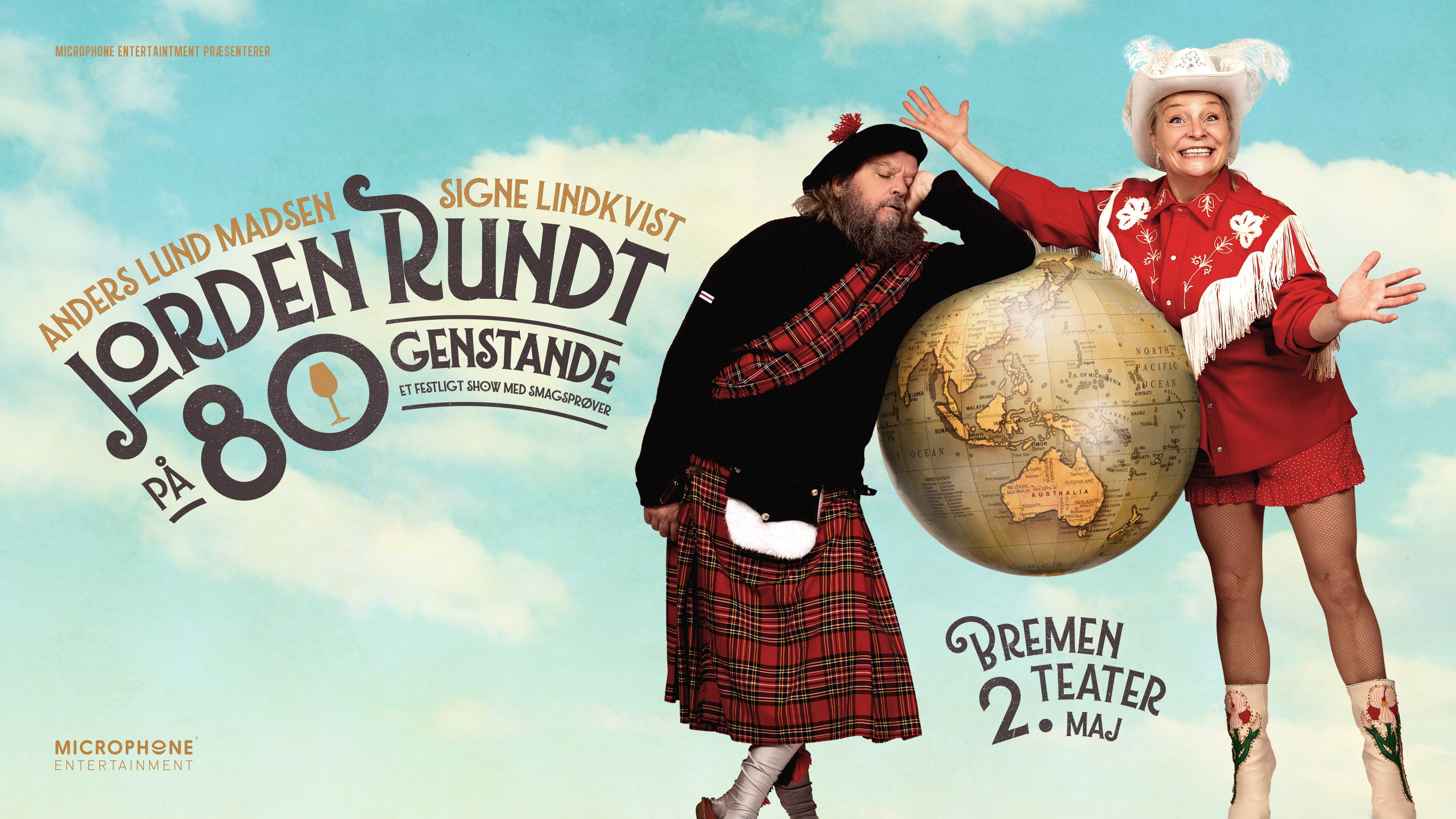 Jorden rundt på 80 genstande af Microphone